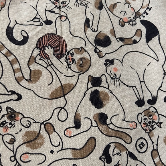 Cats Canvas Tote - Picture 2 of 5